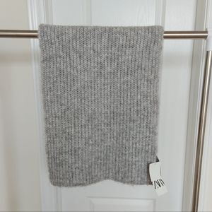 Zara Grey Knit Scarf